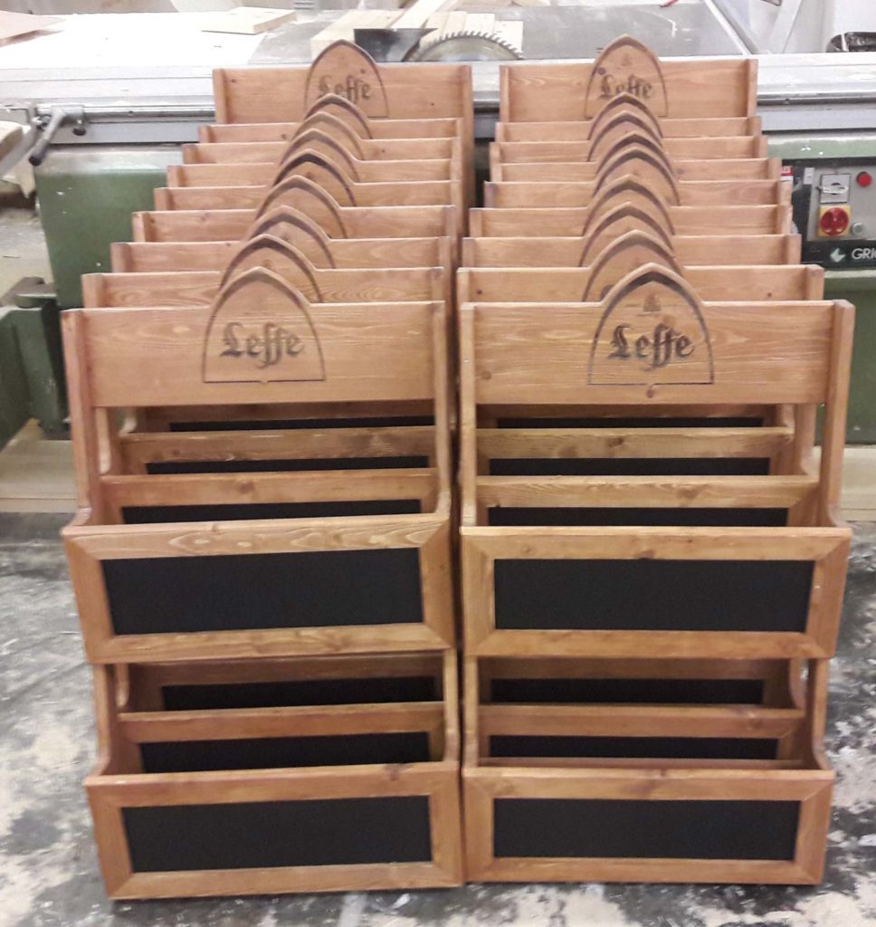 Leffe Magazine Holders - roll out